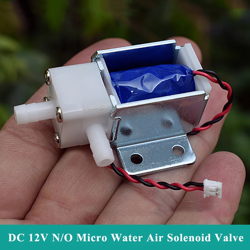 DC 12V Normally Open Mini Water Air Flow Valve Micro Electric Solenoid Valve DIY Sweeping Robot Sprayer Aromatherapy Machine