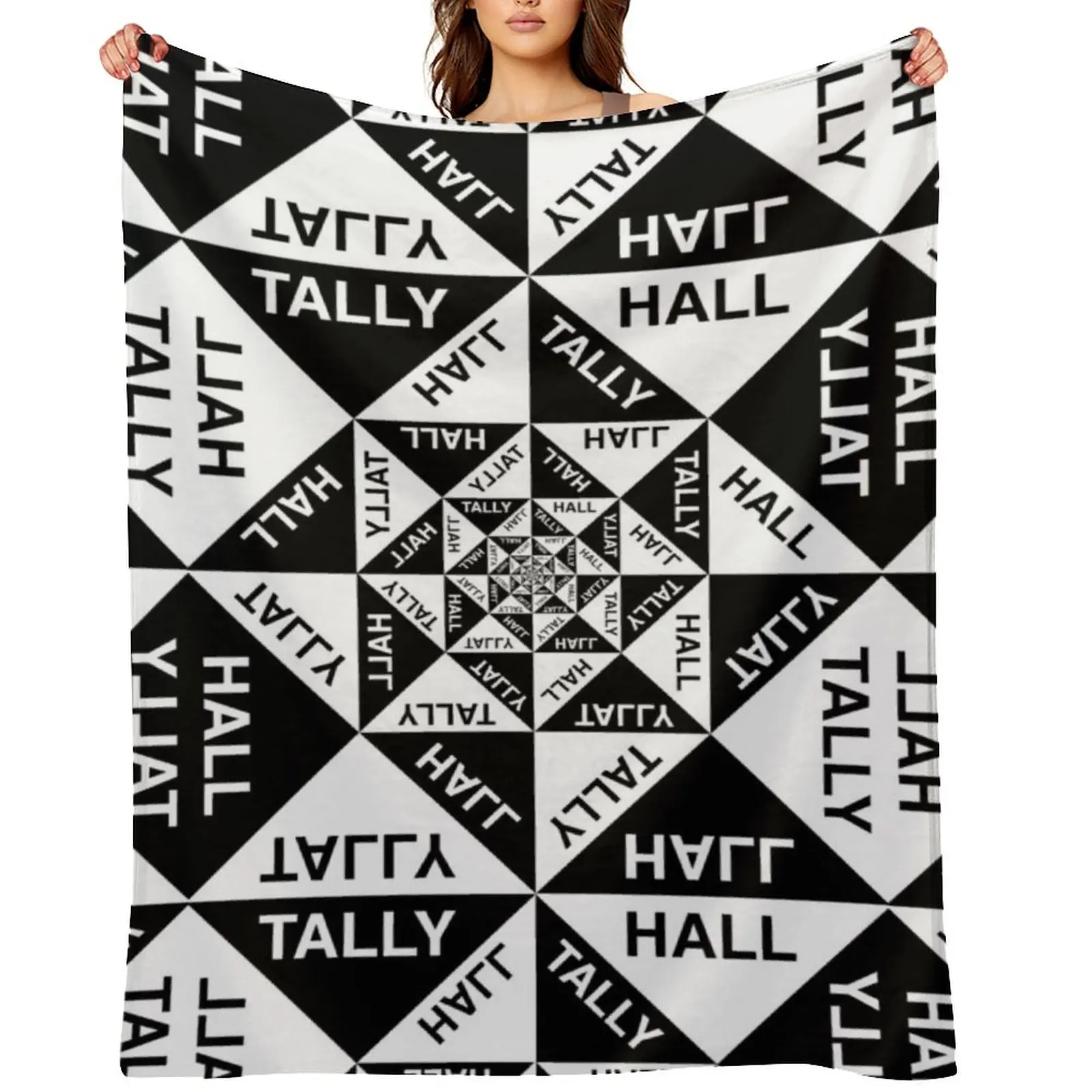 

New 02 Tally Hall band logo Genre: indie pop Throw Blanket Decorative Throw anime Luxury Designer Flannel Blankets