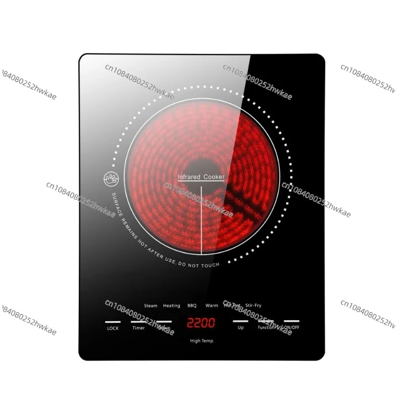 

electric induction cooker with built-in stainless steel cooker with touch button control for portable outdoor installation