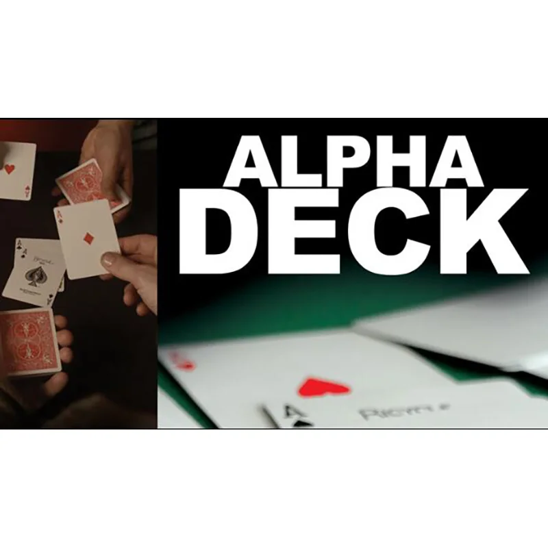 Alpha Deck (Cards and Online Instructions) by Richard Sander Magic Tricks Card Magia Close Up Illusions Mentalism Magician Props