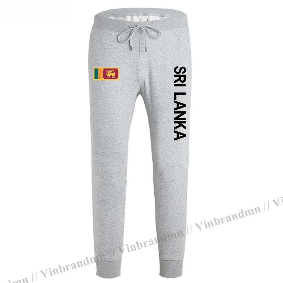 Sri Lanka Lankan LKA Ceylon Mens Pants Joggers Jumpsuit Sweatpants Track Sweat Fitness Fleece Tactical Casual Nation Country NEW