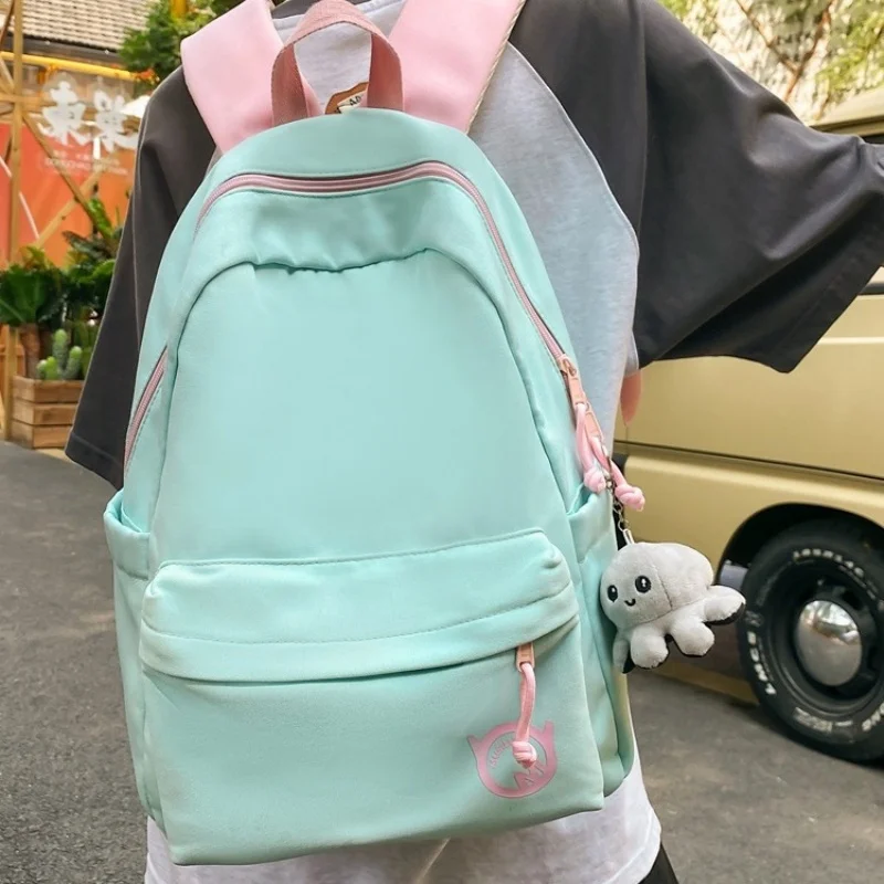 Leisure Backpack For Female Students, Personalized Large Capacity, Simple And Versatile Backpack For Male Backpacks