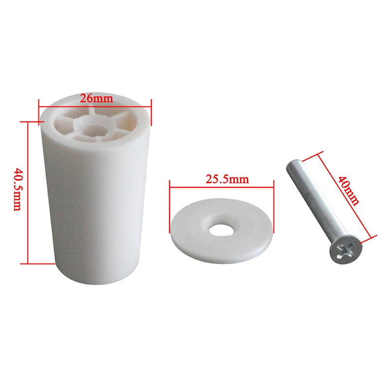 1/8/10/208Pcs Roller Shutters Stop Replacement PP Vertical Stops with Screws & Sealing for Home and Office Roller Shutter Slats