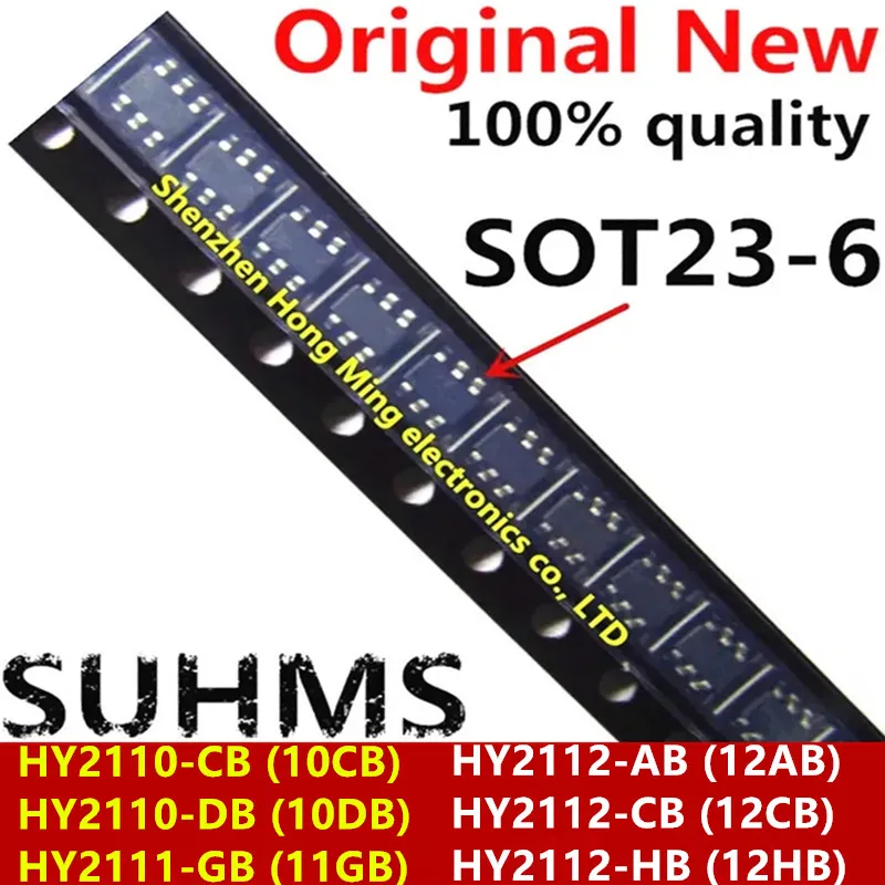 (10piece)100% New HY2110-CB HY2110-DB HY2111-GB HY2112-AB HY2112-CB HY2112-HB 10CB 10DB 11GB 12AB 12CB 12HB sot23-6