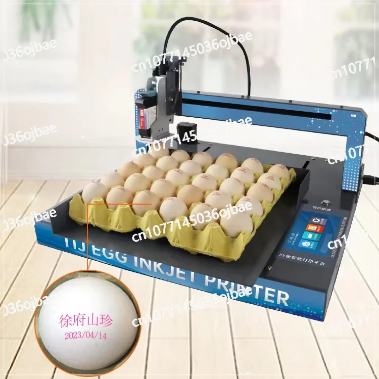 Automatic bulk egg date batch number continuous egg inkjet printer coding printing equipment