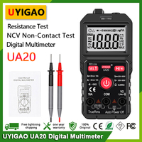 UYIGAO UA20 Digital Multimeter Fully Automatic Identification Tester Multimeter NCV Non-contact Detection LCD Resistance Test