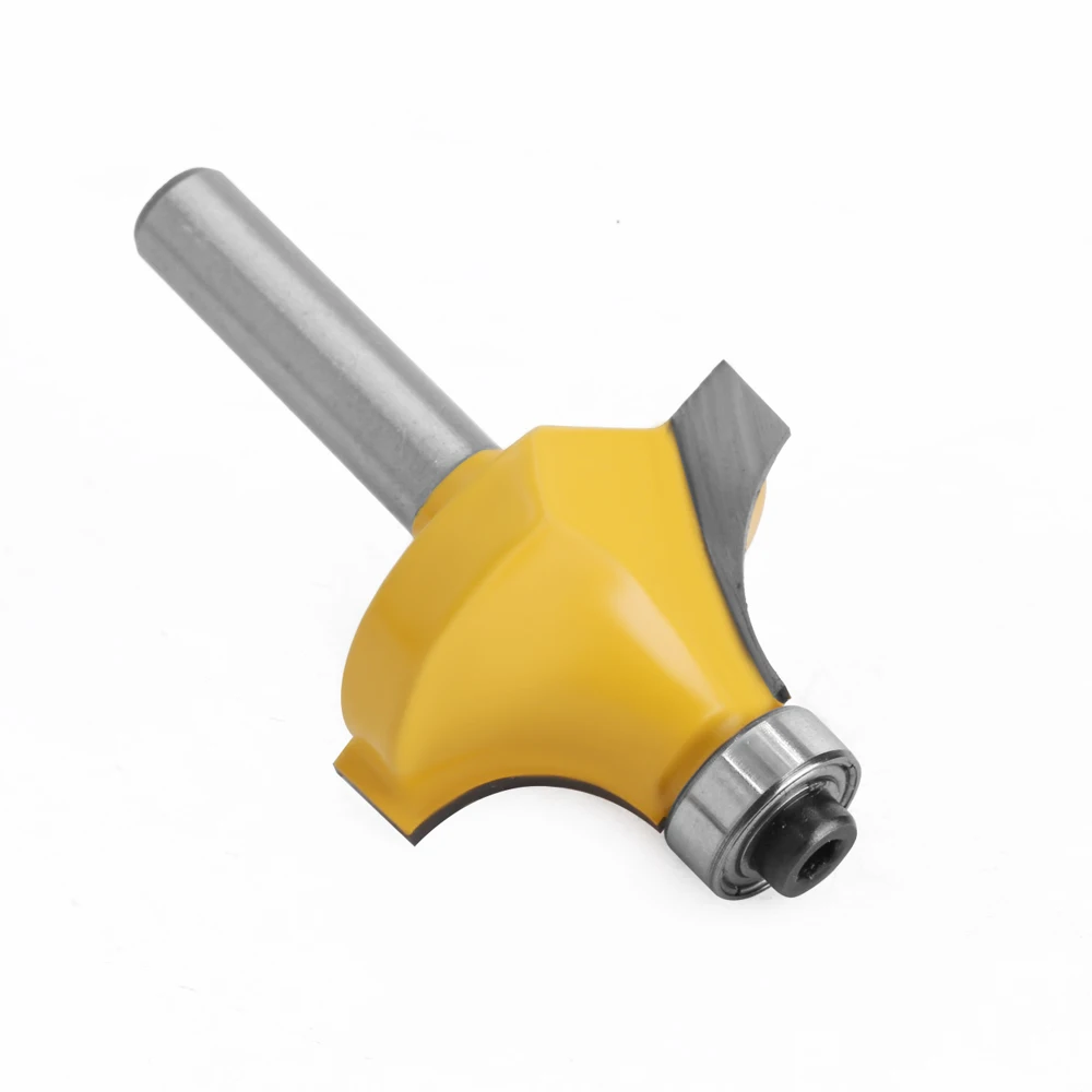 Imagem -03 - Round Corner Cove Box Bits Fresa para Madeira Router Bit t Bit Reto v Flush Corte de Limpeza mm Shank Mc06010 1pc