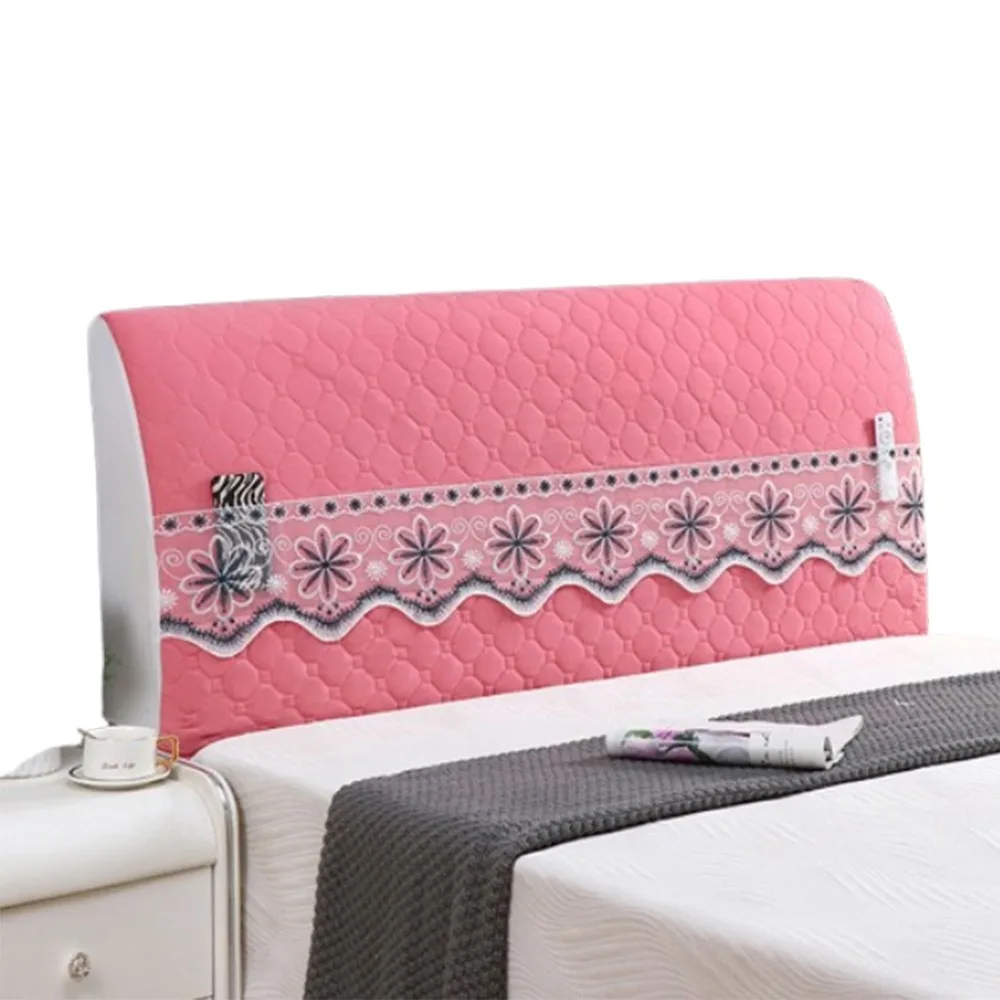 Elastic Anti-Collision Bed Head Cover All-inclusive Luxury Soft Bedside Dust Cover Thickened Detachable Bedside Protector Cover