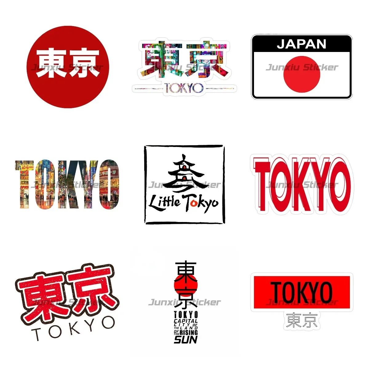 

Japan Tokyo Car Sticker Air Conditioner Decal Car Accessories Personality Creative JDM SUV RV Vinyl Waterproof Material Decal