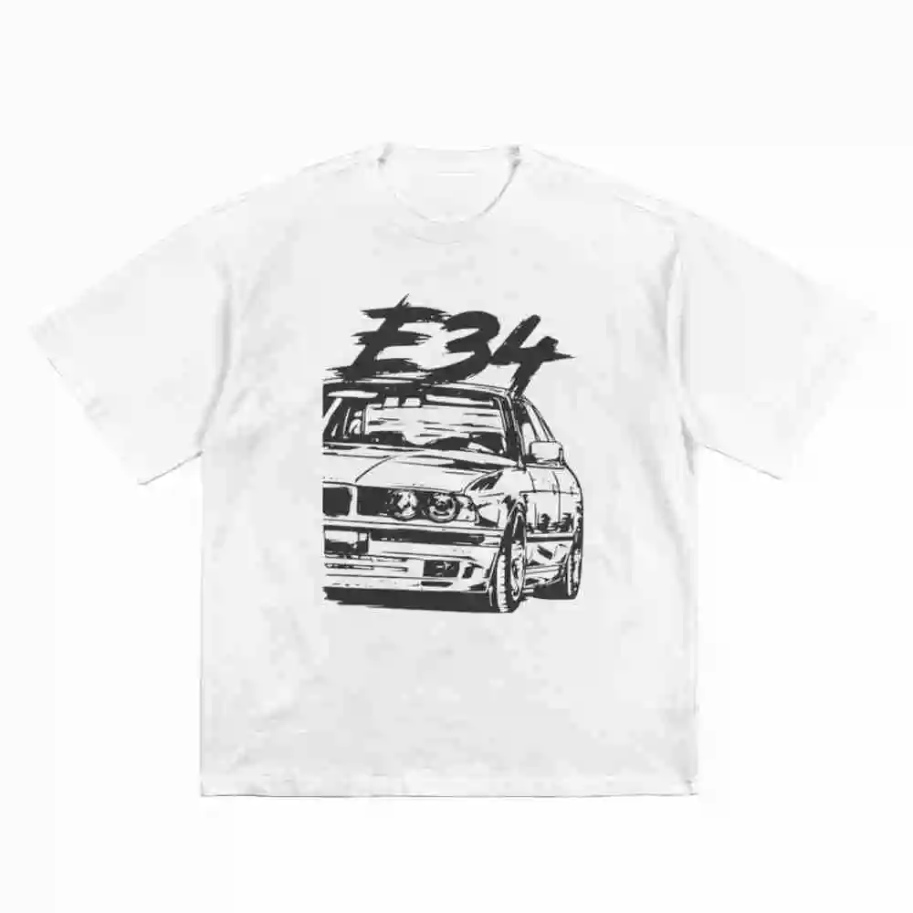 I Love German Turbos E34 M5 E36 E30 E92 Short Sleeve Tee 100% Cotton T-Shirt