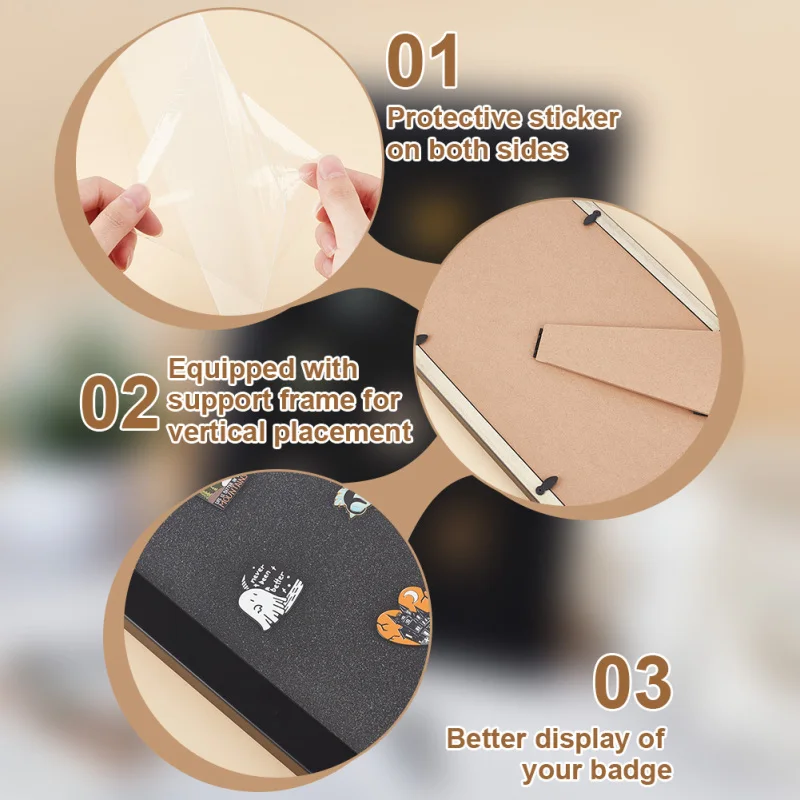 علبة عرض لعرض الميداليات ، إطار صورة خشبي ، مجموعة بروش ، علبة دبوس عسكرية ، 1 صوان #4