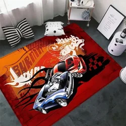 Monster Truck Hot Wheel Anti Slip Carpets Rugs Doormats Floor Mats for Kids Adults Home Bedroom Decor