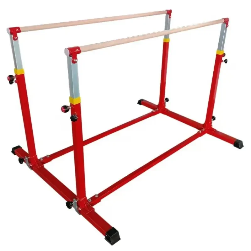 Kids Gymnastics Bars Horizontal Uneven Parallel Bars Flying Rings Indoor Adjustable 4-multi Station Multi Gym Equipment