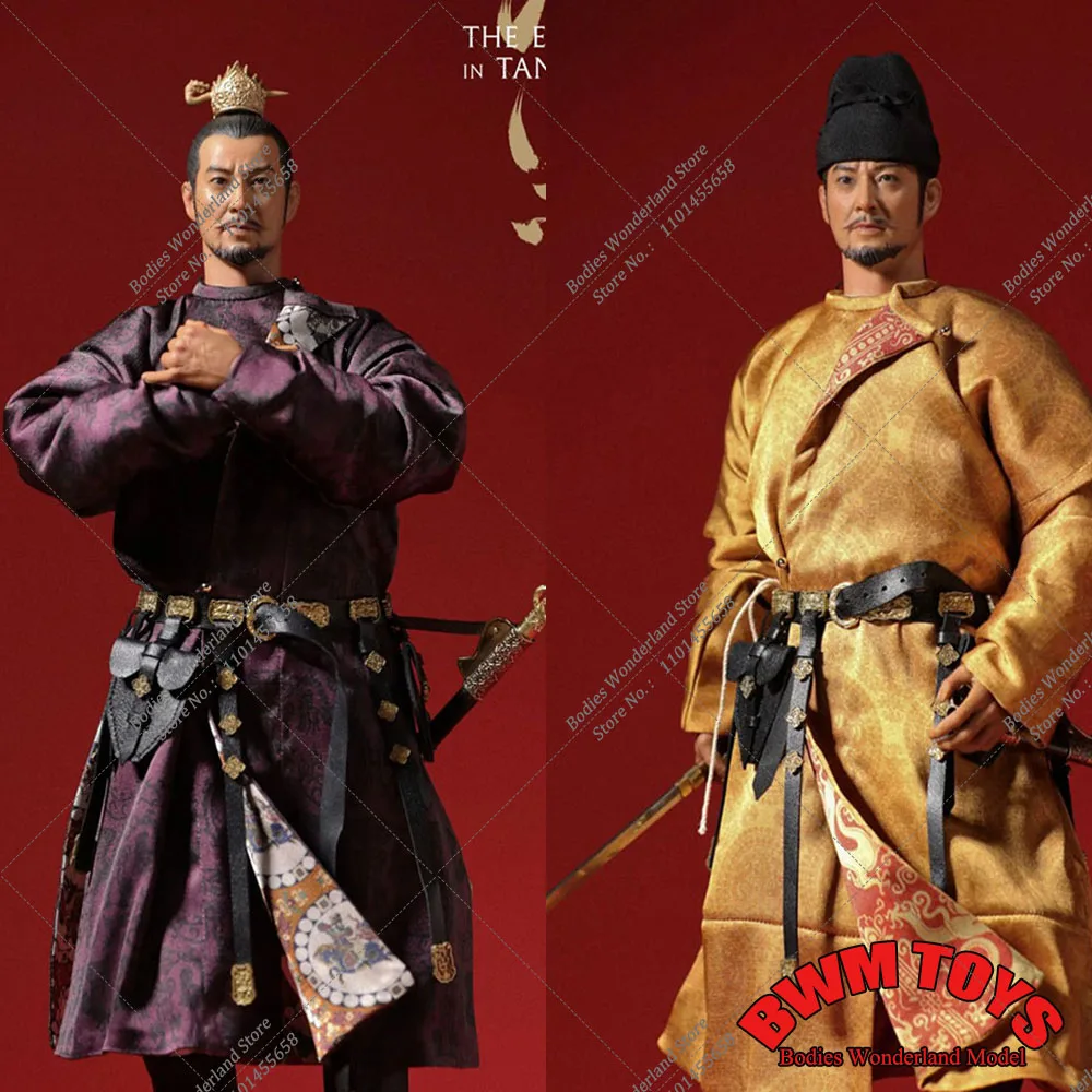 

In Stock1/6 Scale Chinese Emperor Series Tang Dynasty Li Shimin 12'' Male Soldier Action Figure Model Toy Full Set for Fans