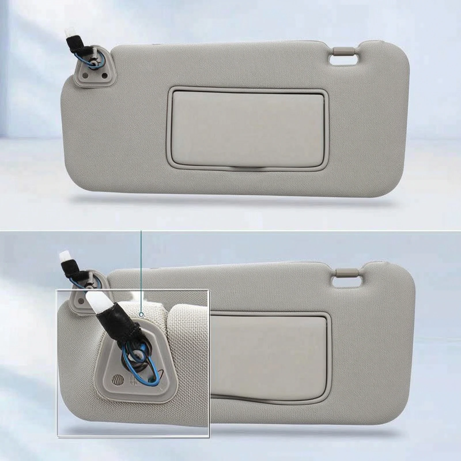 Car Sun Visor with Mirror Compatible Car Sun Visor Automotive Part High Quality Long-Lasting for Commuters, Daily Driving