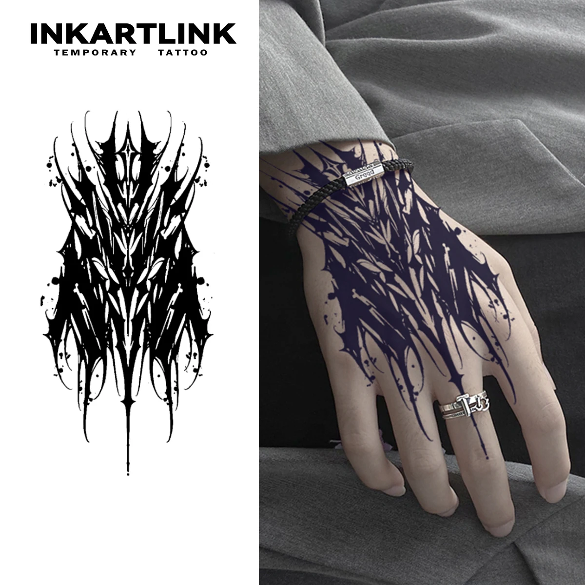 Ink temporary tattoo sticker, waterproof magic tattoo, lasts to 15 days fake tattoo, semi permanent tattoo