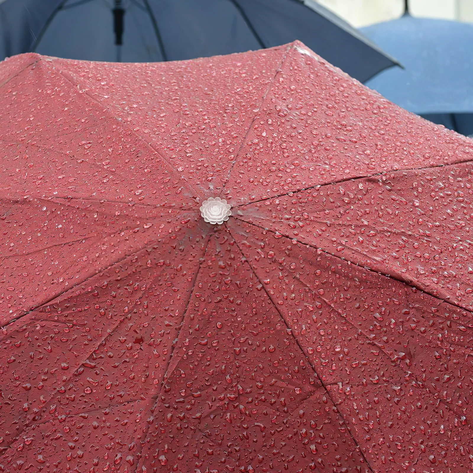 

2 set 2 Sets 8Mm Umbrella Tip Cap Replacement Plastic Parasol End Caps For Patio Sunshade Rain Folding Umbrellas Repair Kit