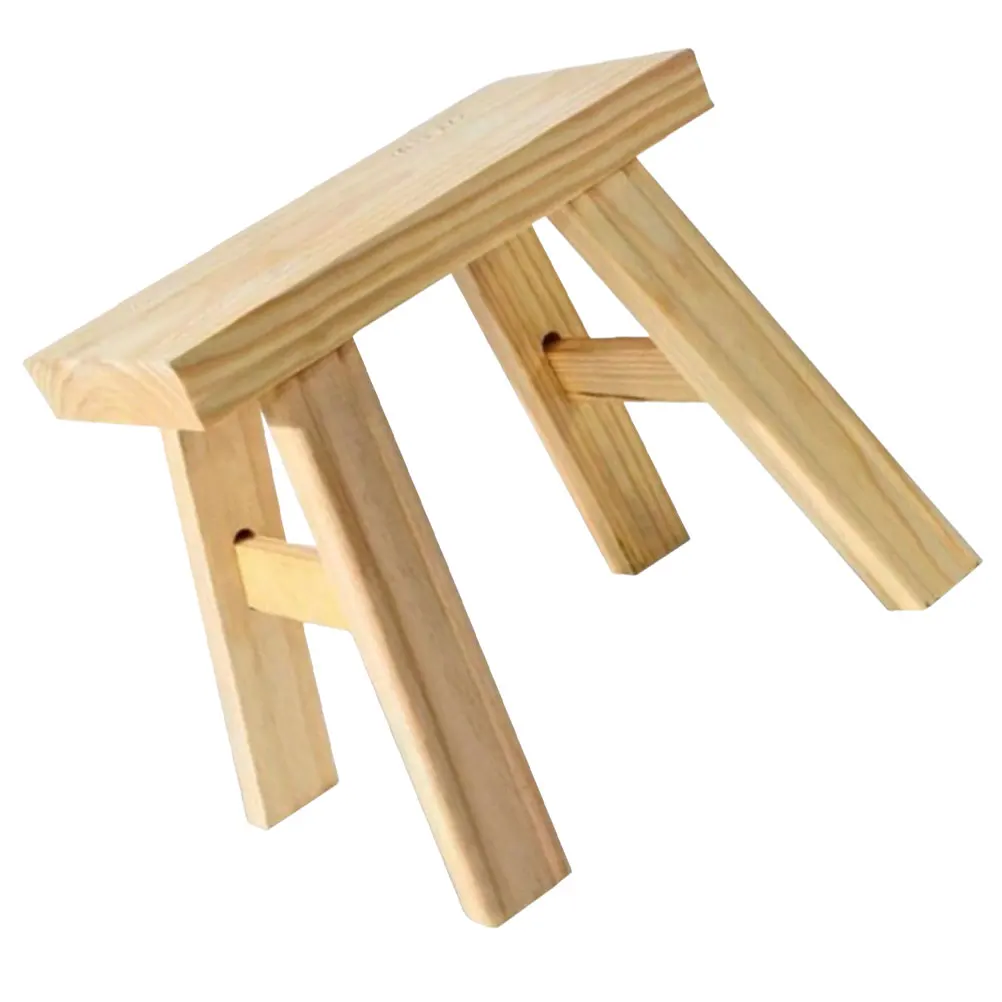 

Wooden Step Stool for Adults Kitchen Foot Stools Sitting Bathroom Vanity Sink countertop Toothbrush