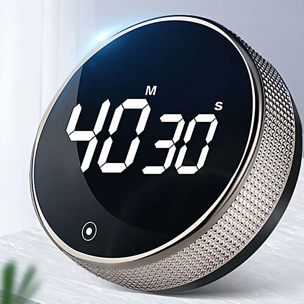 

LED Digital Kitchen Timer Study Stopwatch Magnetic Electronic Cooking Countdown Clock LED Mechanical Remind Alarm Kitchen Gadget