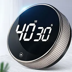 LED Digital Kitchen Timer Study Stopwatch Magnetic Electronic Cooking Countdown Clock LED Mechanical Remind Alarm Kitchen Gadget