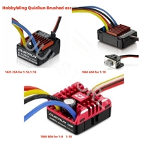 HobbyWing QuicRun 1060 60A 1625 1080 G2 80A Brushed Electronic Speed Controller ESC Waterproof For 1:10 SCX10 TRX4 TRX6 Redcat