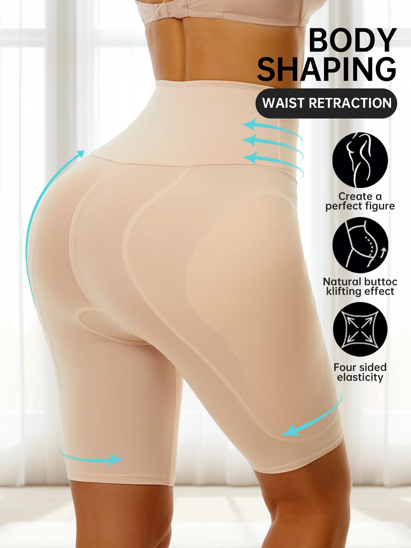 3PCS Hip Lifting Body ShapingShorts Donna Falso Hip Miglioramento Del Corpo Shaping Pad Hip Miglioramento Biancheria Intima Hip Pad Falso Butt Pantie