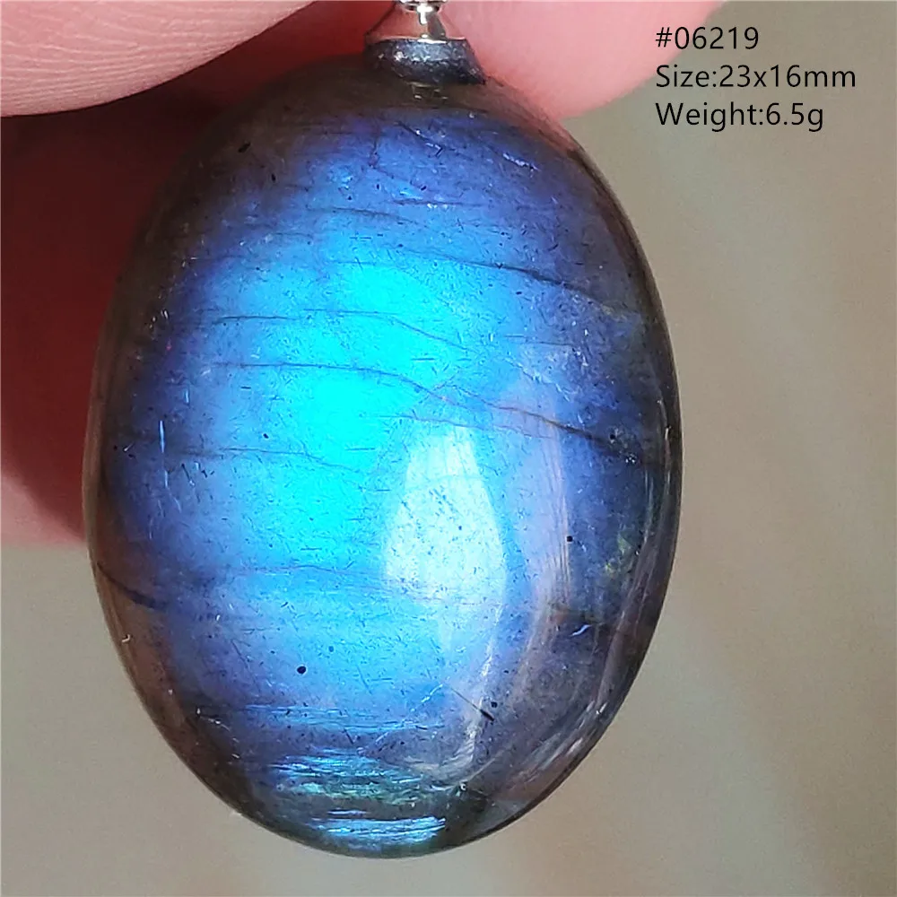 Natural Blue Labradorite Pendant Jewelry Labradorite Bead Best 23x16mm Women Men Necklace Jewelry AAAAAA