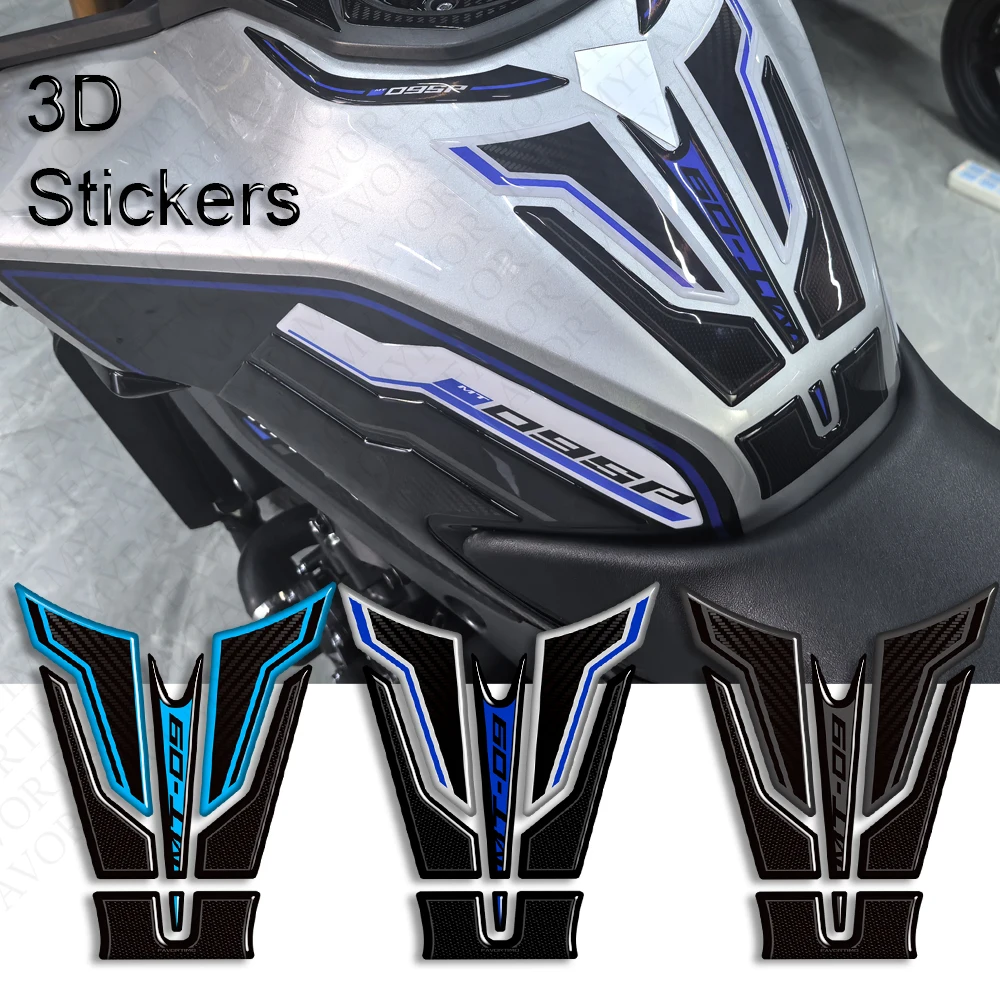 Мотоциклетная накладка на бак, ручки, наколенники, защита обтекателя, комплект наклеек на крыло для Yamaha MT-09 MT09 MT 09 SP 2024 2025