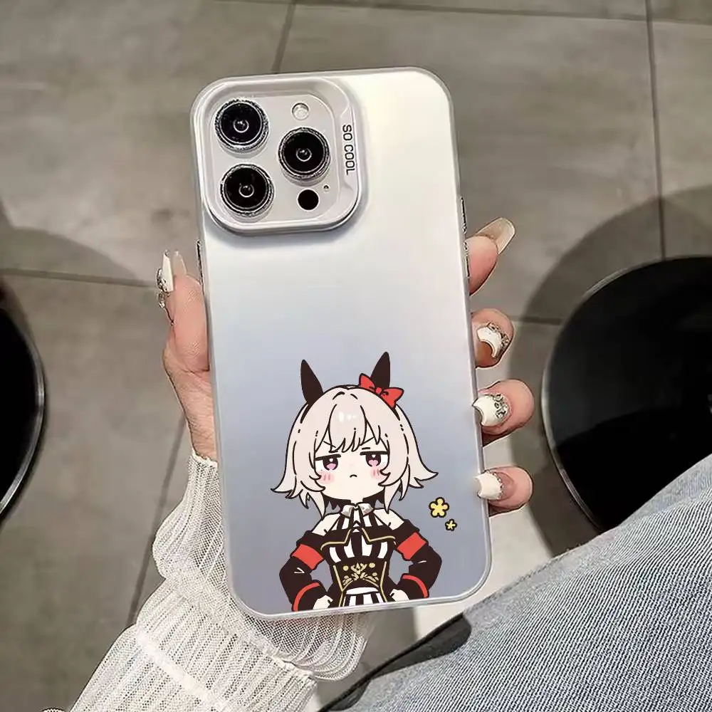 Curren Chan Umamusume Pretty Derby UMA  Phone Case For iPhone 17,16,15,14,13,12,11,Mini,Pro,E,MAX Matte Shockproof