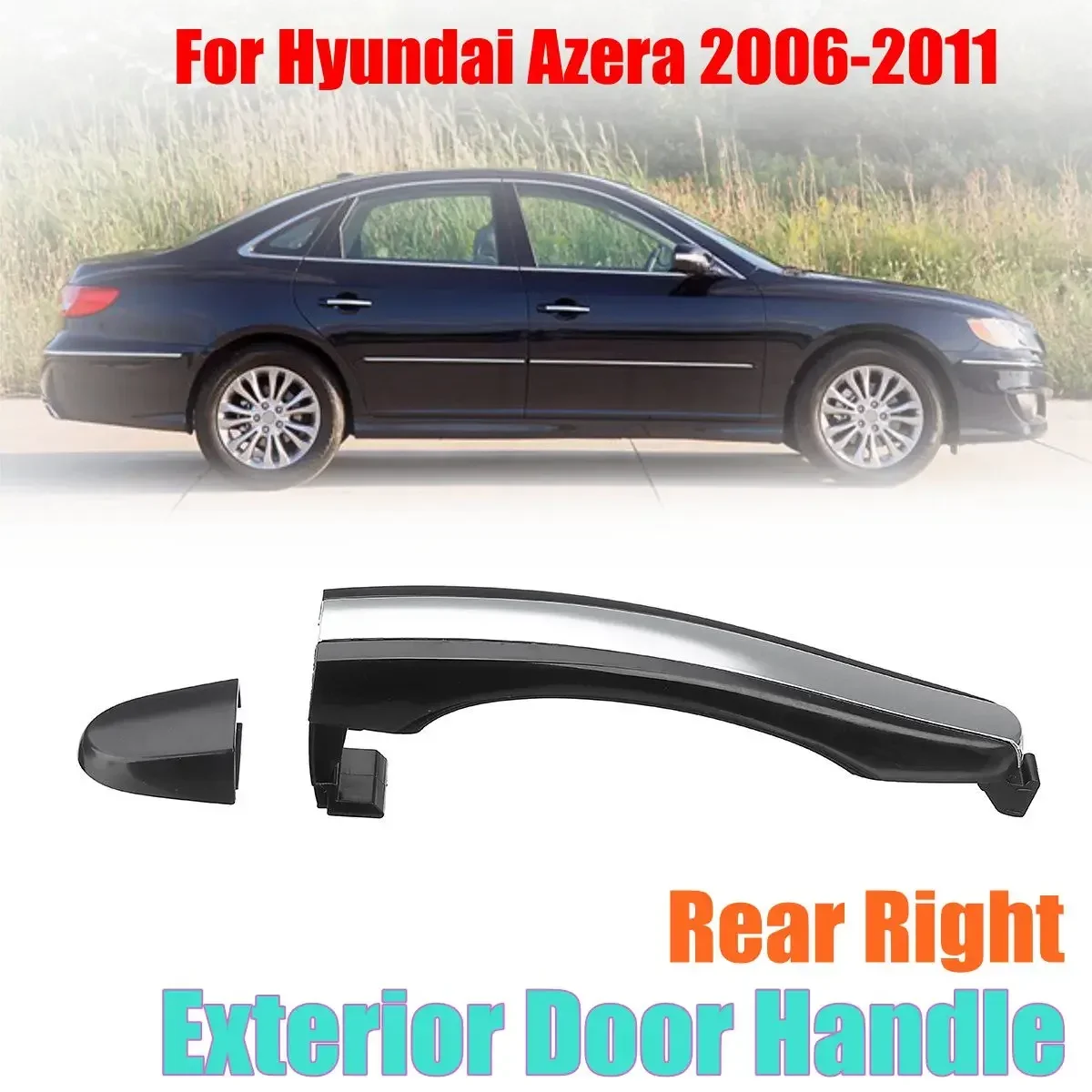 826513 L000 para hyundai azera 2006 2007 2008 2009 2010 2011 frente traseira direita esquerda exterior maçaneta da porta estilos de carro