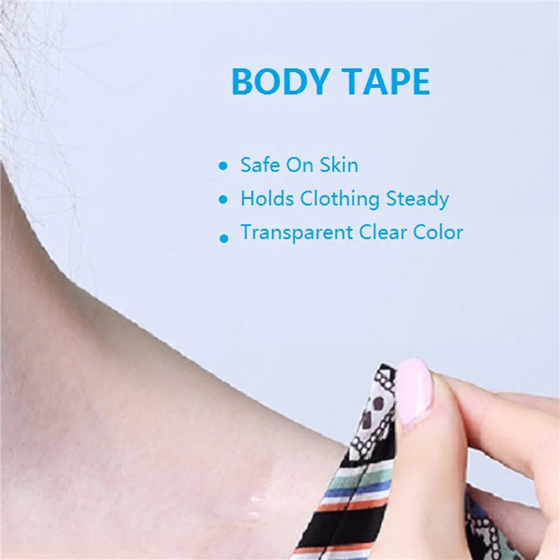 

B89B-108Pcs Fixed Hair Double Tape Adhesive Hair Extension Strips Waterproof For Toupees/Lace Wigs Film With Slitting Line