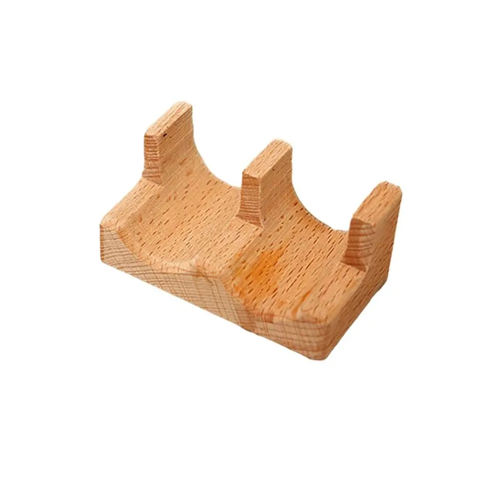 1/2/3/4/5 Slots Wooden Sushi Rack U-shape Multi Purpose Sushi Maker Holder Japanese Style Innovative Sushi Display Stand