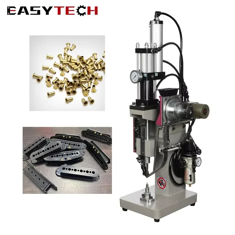 CE Certificate Self-punching Metal Snap Button Machine Rivet Press Machine Button Hole Punching Machine Auto Feed Shoe