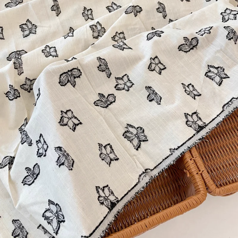 

Хлопковая ткань в форме бабочки для одежды, скатерти, декоративных подушек, ткань для рукоделия своими руками.