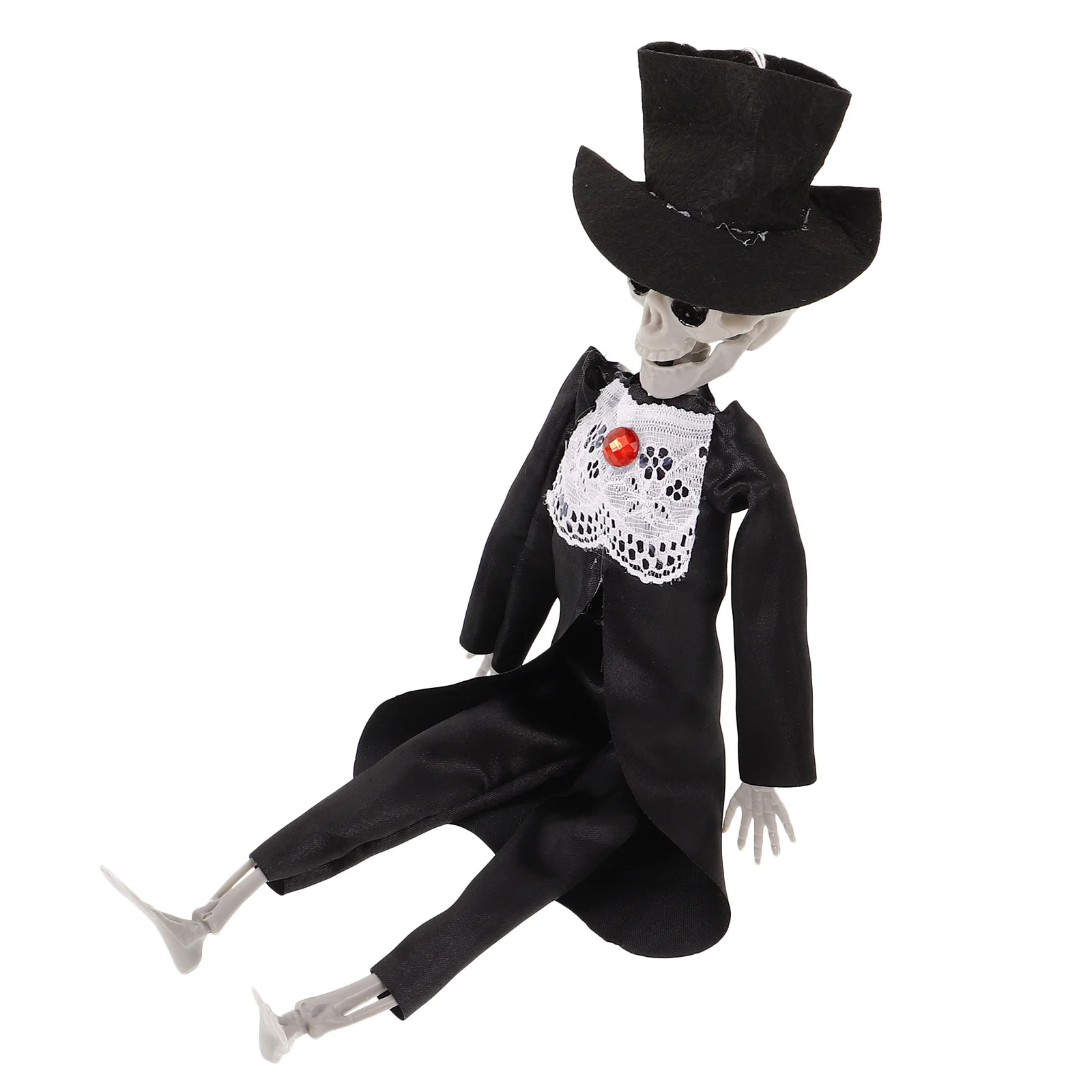 

Halloween Groom Plastic Wedding Decoration Indoor Hanging Ornament Party Home Office Decor Skull Figurine