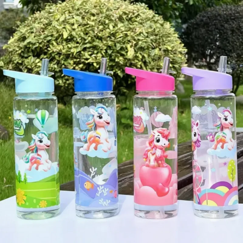 

One Cute Sports Water Cup with Straw
