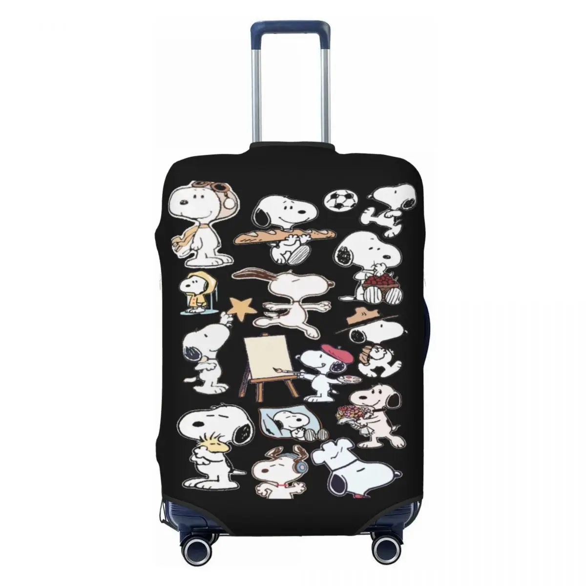 

Custom S-snoopys Animated Cartoon Luggage Cover Protector Cute Travel Suitcase Protective Cover for 18-32 Inch