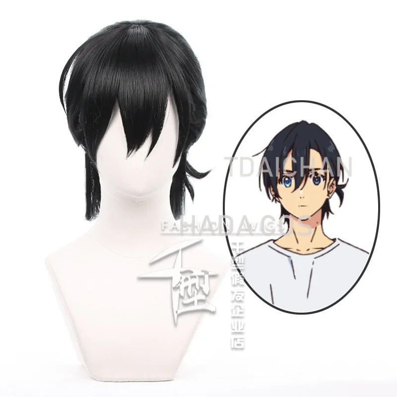 New Anime Summer Time Rendering Wigs Mio Kofune Shinpei Ajiro Ushio Kofune Cosplay Wig Halloween Carnival Party Role Play Hair