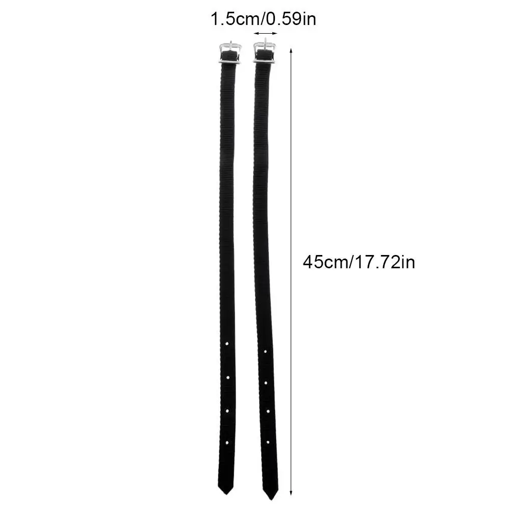 1 Paar mit Legierungsschnalle, Sporengurte, westliche britische, verdickte Stiefelriemen, verstellbare Metall-Reitsport-Zubehör-Ausrüstung