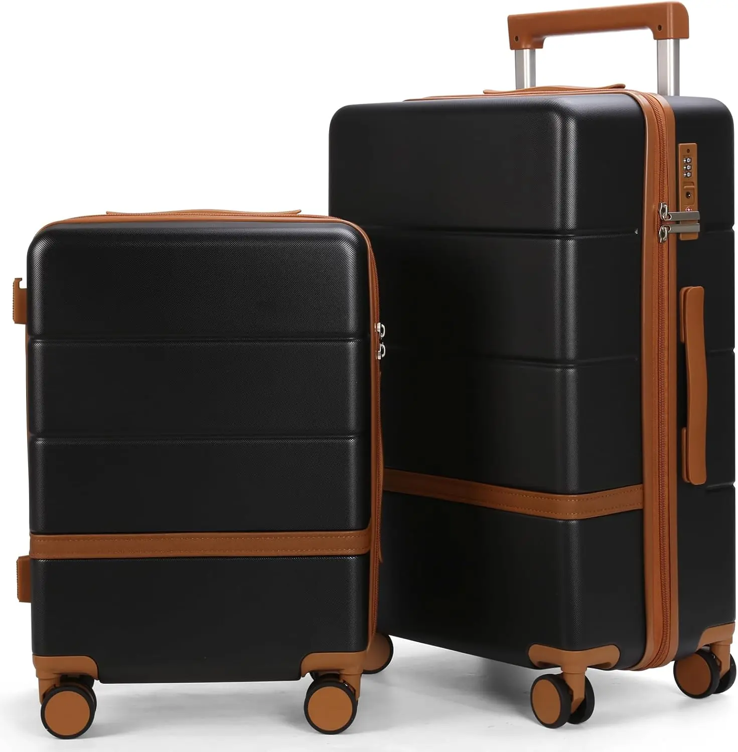 

2-Piece Hardshell Luggage Set with TSA Lock, 20/24 Inch, Waterproof, Scratch-Resistant