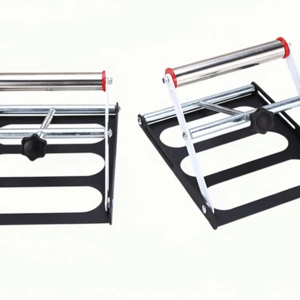 Portable Material Support Stand For Saw Cutting Machine Adjustable Height Roller Bracket Folding Workshop Workbench Accessory