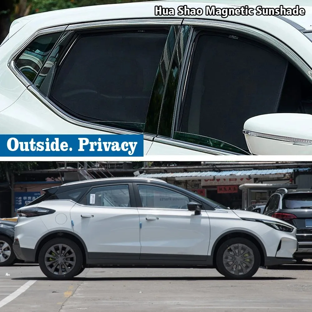

For Geely Geometry C GE13 EV 2020 - 2025 2021 Magnetic Car Sunshade Shield Front Windshield Frame Curtain Sun Shades Accessories