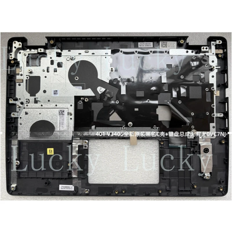 f For DELL Vostro14 3400 V3401 V3405 Laptop Keyboard Palmrest Upper Case CN-0VC7NJ