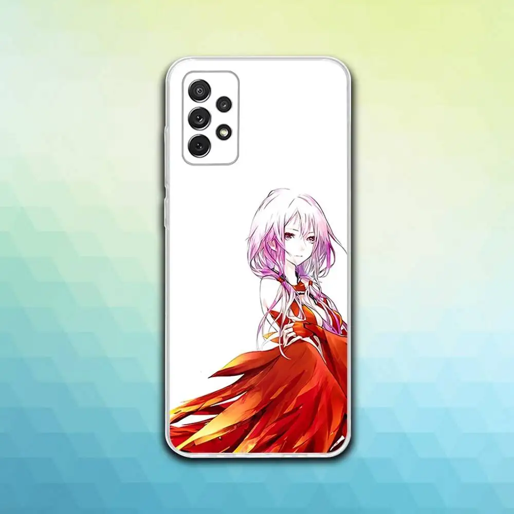 Y-Yuzuriha Anime Inori Phone Case For Samsung S30,23,21,22,20, FE lite,S10,9,8,7 PIus Note20ultra Soft Transparent