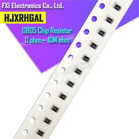 100 Pcs SMD Resistors 0R to 10M HJXRHGAL