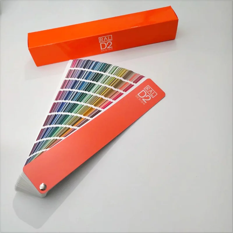 Cartão de Cor d2 1825 Cor Cmyk Padrão Internacional Impressão e Embalagem Vestuário Pintura Cor Correspondência Cartão Amostra