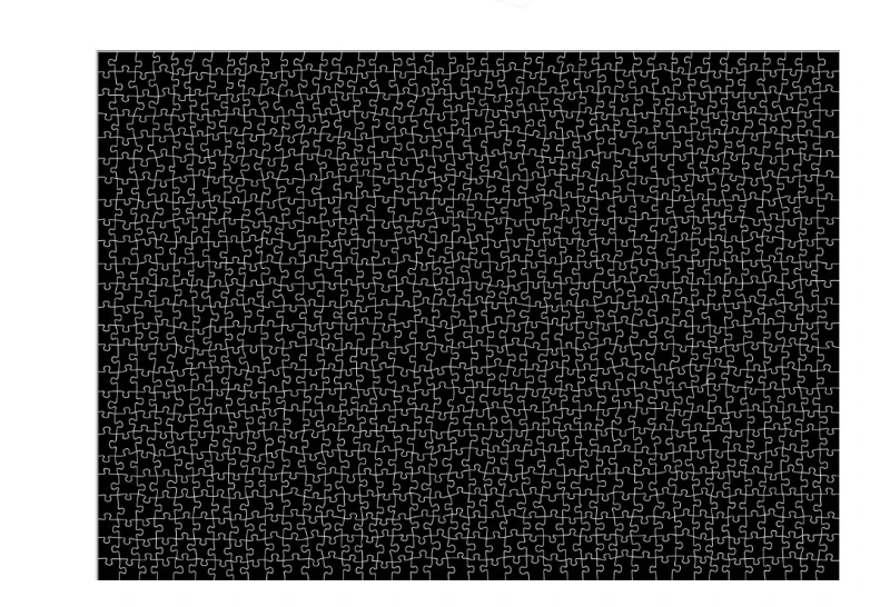 Adult MINI Jigsaw Puzzle 1000 Pieces Pure Black 38*26cm Stress Relief Entertainment Toy Paper Puzzles High Quality Festival Gift