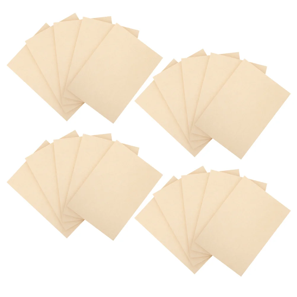 

20 Sheets A4 120Gsm Double-Sided Vintage Parchment Paper with Finish Ideal for Wedding Invitations Diplomas Crafts -