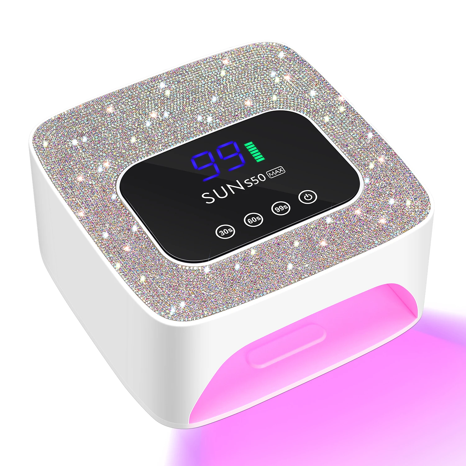 DianaBeauty 180 W wiederaufladbare UV-LED-Nagellampe, 57 LEDs, kabellose Gel-Nagellack-Trocknungslampe für Maniküre, professionelle Salon-Werkzeuge