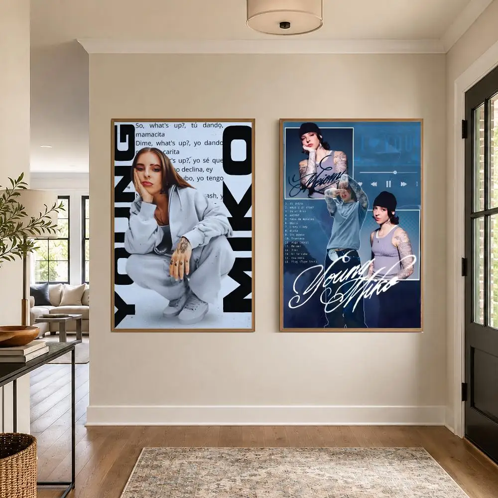 Latin Singer Y-Young Miko Poster Graphic Wall Art Poster HD Waterproof PP Paper Print for Bedroom Living Room Office Decor Gift
